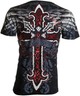 Affliction Tattoo T-Shirts For Men Affliction Men's T-Shirt - Xtreme Couture Long View Tattoo Biker Design In S-5XL Black Biker MMA Graphic T-shirt - Foto 6