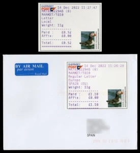 GUERNSEY 2022 EUROPA - National Birds Atlantic puffin Macareux moine Fratercula - Picture 1 of 1