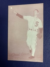 1947-66 Exhibits Orval Grove SP - White Sox - Rare, High End Short Print Card