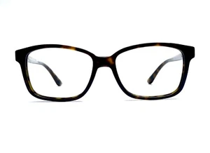 Prada Brown Amber Tortoise Gold Square Glasses Italy VPR01O 2AU101 54 16 140 - Picture 1 of 8