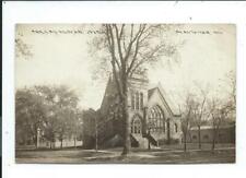 Real Photo Postcard Post Card Maywood Illinois Ill Il Presbyterian Church
