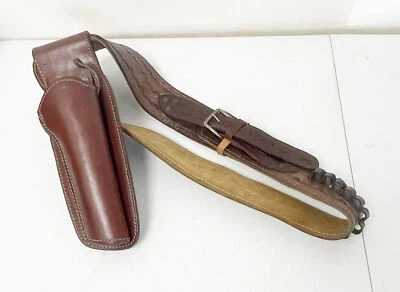 Pistola revólver clásica Hunter 1060-F3 8951 seis tiradores funda y cinturón de cuero Foto 1 de 4