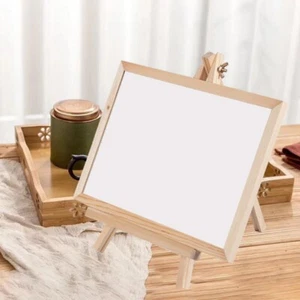 Small Wood Blackboard Milk Tea Coffee Shop Message Board Decor Ornaments 13*18cm - Picture 1 of 13