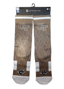 Georgia Tech Yellow Jackets Premium Socks University Strideline NCAA Wear - Picture 1 of 2