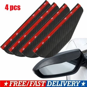 4PCS Universal Car Rear View Side Mirror Rain Board Eyebrow Guard Sun Visor - Picture 1 of 11