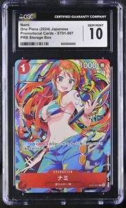 CGC 10 GEM MINT giapponese pezzo unico 2024 Nami ST01-007 scatola di immagazzinaggio set 2025 - Foto 1 di 3