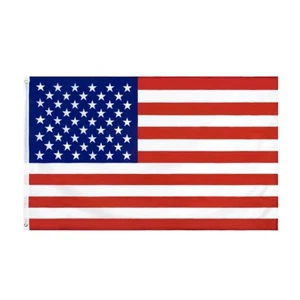 Ojales de latón estrellas de poliéster con bandera estadounidense de 3' x 5' pies de EE. UU. - Imagen 1 de 8