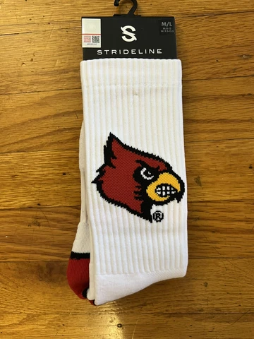 NCAA College University of Louisville Cardinals Socks Strideline M/L Cover