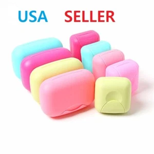 Reise Mini Seifenetui Tragbar Seifenbehälter Box Camping Outdoor Fitnessstudio Dusche - Bild 1 von 4