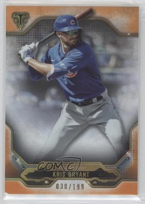 2020 Topps Triple Threads Amber /199 Kris Bryant #18 - Image 1 of 2