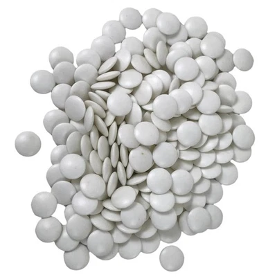 Japanese Go Stone Goishi Game Pieces Vtg Traditional Igo White Resin Plastic GO9 - Image 1 of 4