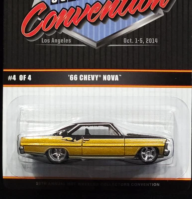 Chevy Nova 2014 28ª convención anual Hot Wheels 66 1966 00240/01200 Foto 1 de 4