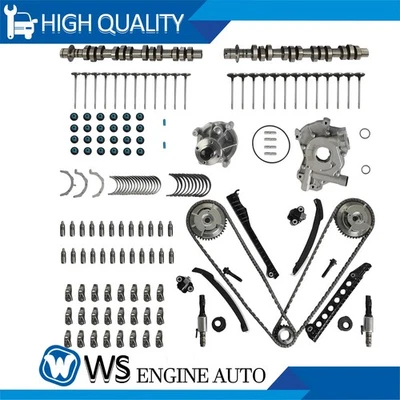 Kit de cadena de distribución del árbol de levas bomba de agua de aceite para Ford F150 Lincoln 2004-2014 5,4 L V8 Foto 1 de 4