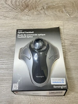 Kensington 64327 Orbit Optical Trackball Mouse USB 2.0 - Black/Silver - Image 1 of 3