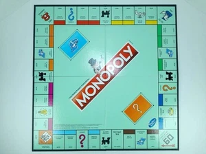 MONOPOLY BOARD GAME ORIGINAL REPLACEMENT BOARD ONLY - 20" x 20" To 10" x 10" - Picture 1 of 9