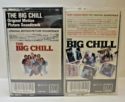THE BIG CHILL MOVIE SOUNDTRACK + MORE MUSIC FROM THE BIG CHILL - 2 TAPES - Image 1 of 4