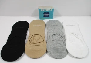 -Nuevo Bombas L Ultra Ligero 4 Pares Calcetines No Show Talla Mujer 11-13/Hombre 9.5-13 - Imagen 1 de 2