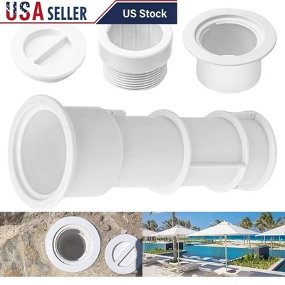 Base de paraguas ABS de alta resistencia con funda tapa central cubiertas de piscina antorchas Tiki Foto 1 de 4