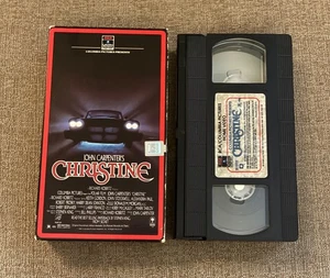 CHRISTINE VHS Stephen King John Carpenter Full Sleeve Side Loader Case  - Picture 1 of 8