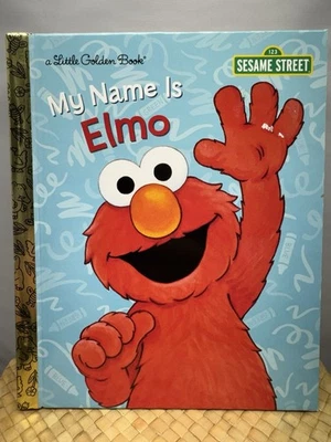 My Name is Elmo - 2013 - Vintage Little Golden Book - VGC Foto 1 de 3