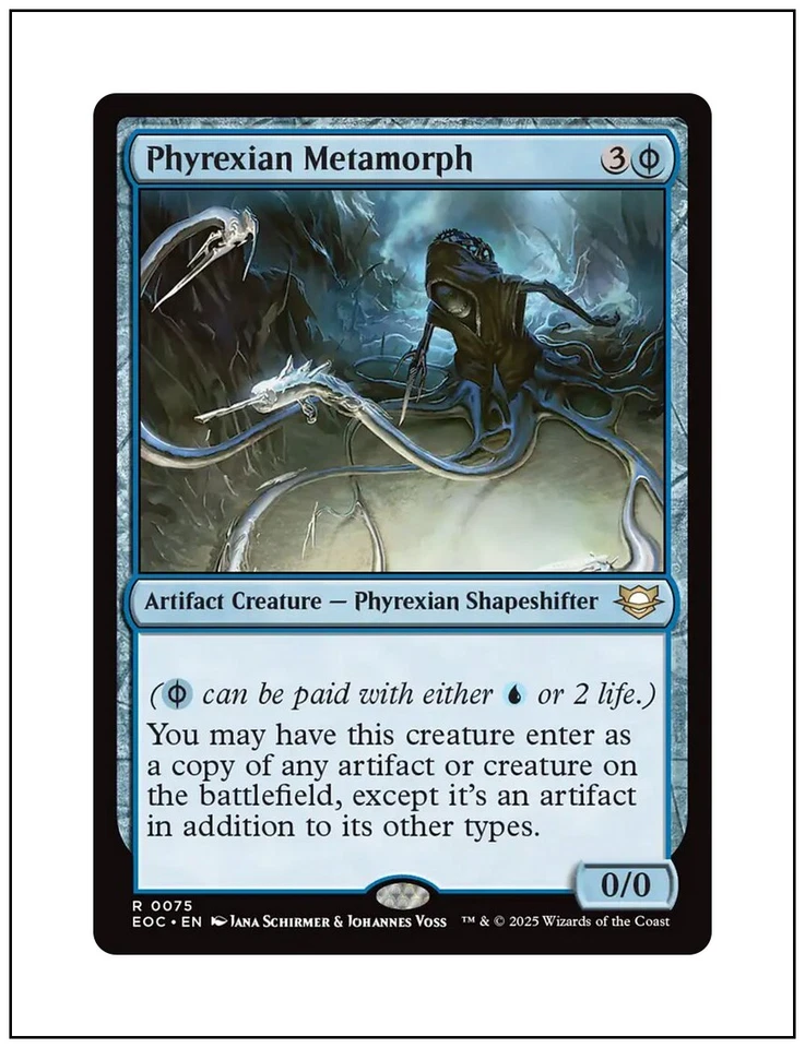 1x Phyrexian Metamorph, Edge of Eternities Commander, Magic MTG NM - Image 1 of 1