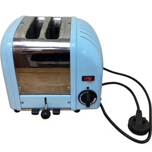 DUALIT D2BMH GB Toaster Two-Slice Adjustable Browning Control 1250W Blue 3 - Picture 1 of 11