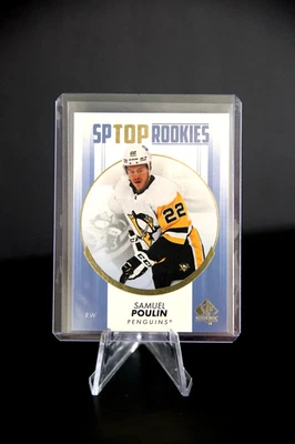 samuel poulin sp top rookies #tr-24 blue and gold sp authentic 2022-23 - Image 1 of 2