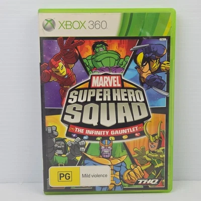 Marvel Super Hero Squad: The Infinity Gauntlet Microsoft Xbox 360 THQ Complete - Image 1 of 3