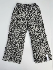 Hanna Anderrson Girls Leopard Print Snow Pants Size 110 (4-6yr) - Picture 1 of 4