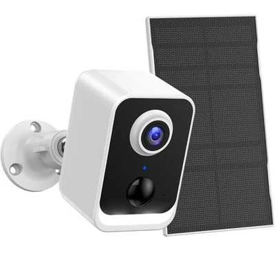 Solar Panel Security Cameras Wireless Outdoor - Battery Powered Cameras for Home - Image 1 of 4