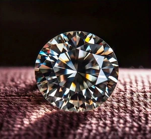 Brilliant 2.00 Ct CVD Lab-Grown Diamond Round Cut D Color VVS1 Certified - Picture 1 of 23