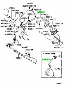 Hose, P/S Oil Pressure For: Mitsubishi Lancer Evo 7 8 9 (CT9A) - Picture 1 of 1