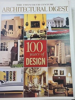 Architectural Digest Magazine The Twentieth Century 100 Years of Design April 99 - Image 1 of 4