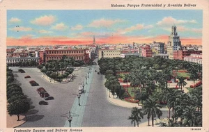 CUBA LA HAVANE PARQUE FRATERNIDAD ET AVENIDA BOLIVAR - Picture 1 of 2