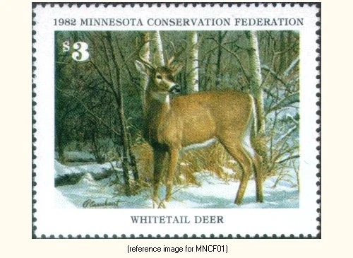 HALFPRICESOCIETY Minnesota Conservation Federation 1982 $3 (deer) - Image 1 of 1
