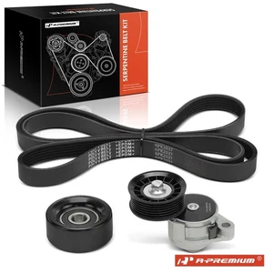 A-Premium 3x Accessory Drive Serpentine Belt Drive Component Kit for Corvette - Picture 1 of 9