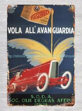 Italian Motor Oil Vintage Advertising metal tin sign old advertising signs