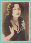 CARMEL MYERS - US Actress - Original Vintage Printed Signature PORTRAIT 1920's