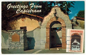 PICTURE POSTCARD FDC 1373 CALIFORNIA BICENTENNIAL MISSION SAN JUAN CAPISTRANO - Picture 1 of 1