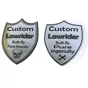 Motorized Lowrider Bicycle Head Badge Decals Kit for 49cc 66cc 80cc Bikes - Bild 1 von 2