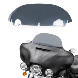 7" Smoke Windshield Windscreen For Harley Touring Electra Street Glide 2014-2022 - Picture 1 of 6
