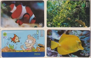 LOT de 4 télécartes BRESIL - ANIMAL - POISSON - FISH JAPAN phonecards - FISCH - Picture 1 of 1