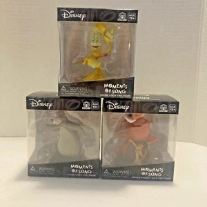 Disney Moments of Song | Various 3" Vinyl Figures NIB NEW Lumiere, Olaf, & MORE - Picture 1 of 10