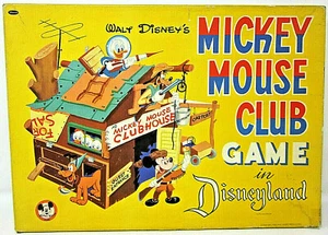 Walt Disney's MICKEY MOUSE CLUB in Disneyland Board Game 1955 Whitman #4755:198 - Picture 1 of 12