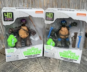 TMNT Original Sketch 40th Anniversary LEONARDO & DONATELLO Teenage Mutant Ninja - Bild 1 von 13
