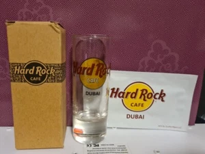 HRC HARD ROCK CAFE - SHOT GLAS   DUBAI    Schnapspinnchen - GLAS - SET - Bild 1 von 1