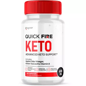 Quick Fire Keto Pills Advanced Weight Loss Support Maximum Strength 60 Capsules - Picture 1 of 10
