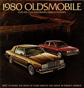 1980 Oldsmobile Cutlass Cruiser Omega Starfire Dealer Sales Brochure - Picture 1 of 1