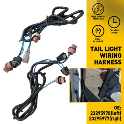 Arnés cableado lámpara trasera para Chevy Silverado GMC Sierra 2500HD 1500 3500HD 16-19 Foto 1 de 4