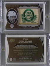 2015-16 O-Pee-Chee Manufactured O-Pee-Cee Vintage Logo Teemu Selanne Patch HOF